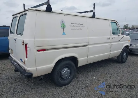 1985 Ford Econoline E250 Van из США, поврежденный, VIN 1FTFE24F0FHA66239